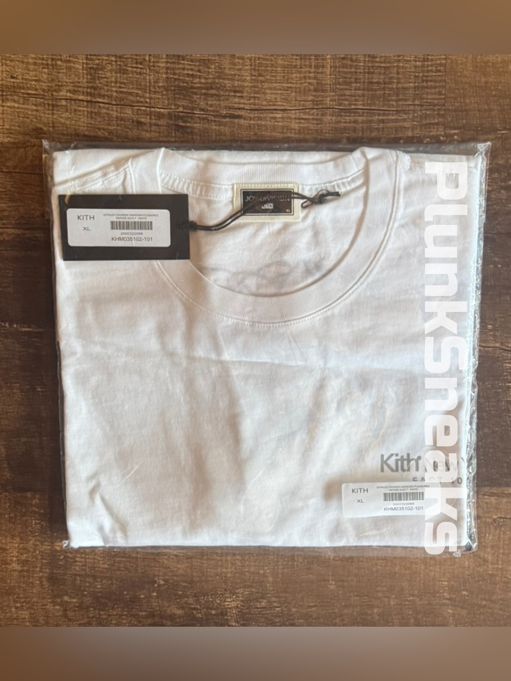 Kith Records Joy Division Unknown Pleasures Vintage Alex Tee • White • 2026
